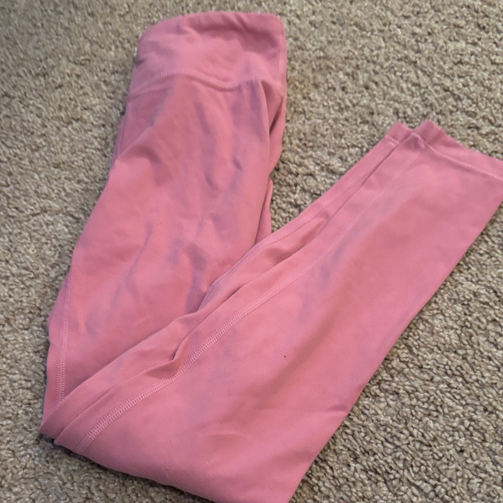Athleta Girl Pink Leggings M/8-10